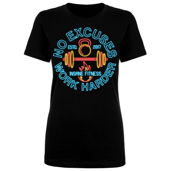 INSANE FITNESS - NO EXCUSES NEON - RZG15S Thumbnail
